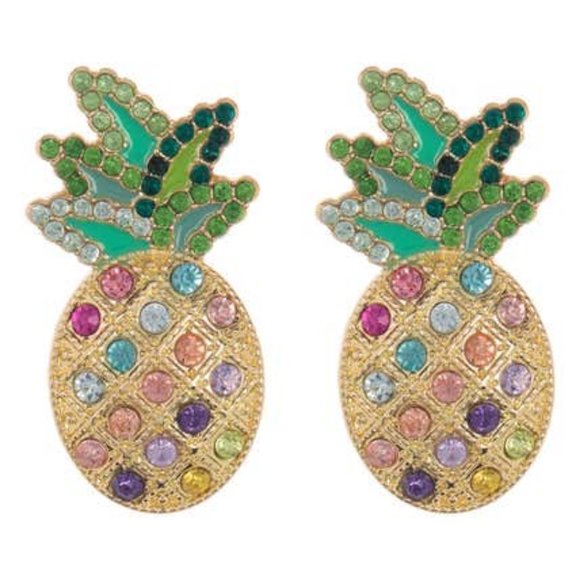 NEW Pineapple Statement Earrings BAUBLEBAR - Picture 1 of 7